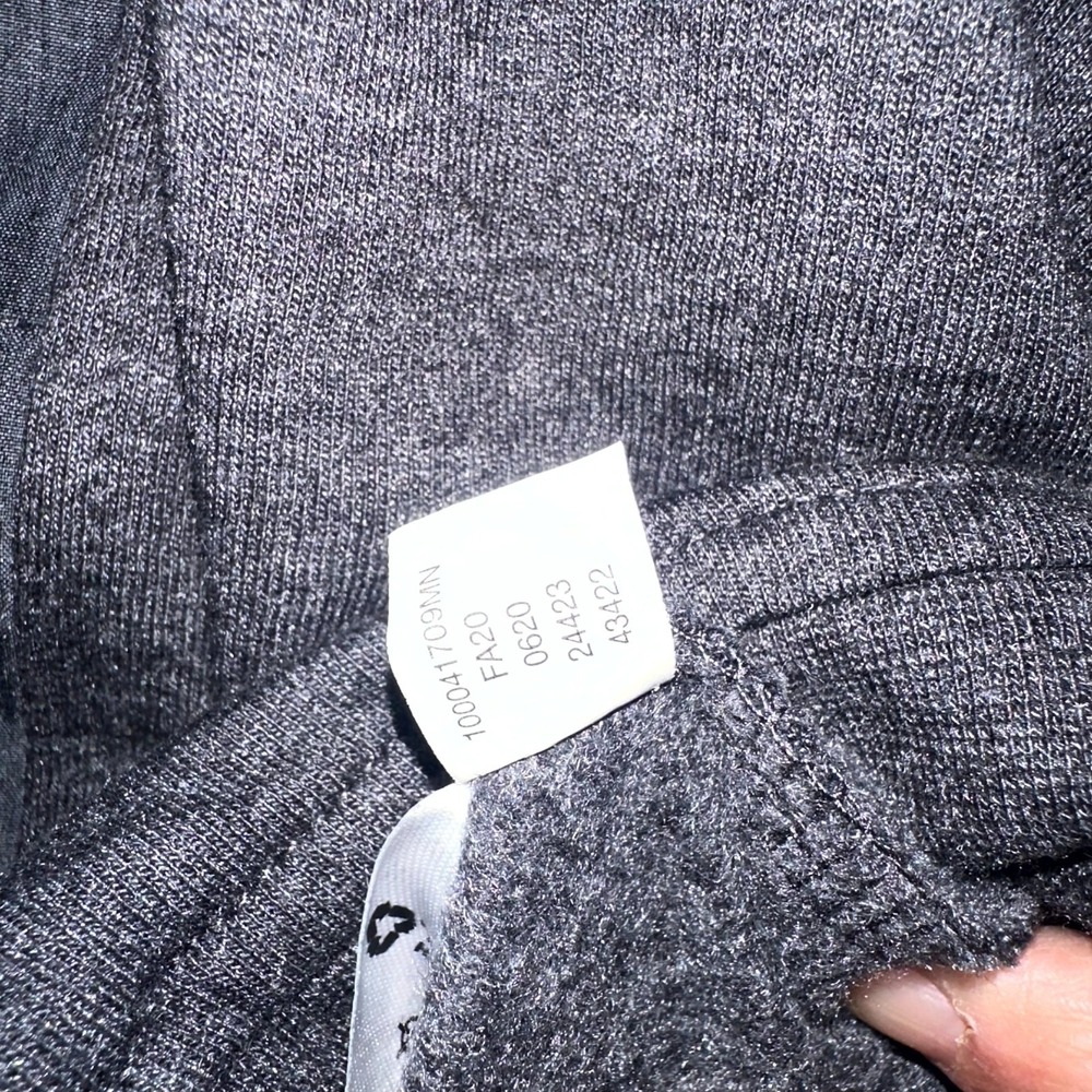 Alfani Men's XXL‎ Charcoal Knit Jacket Zip Front Mixed Media Pockets NWT - Picture 9 of 13